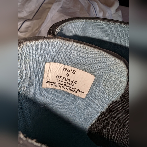 Sperry Topsider Quilted Rubber Rain Boot NELLIE 6 - Picture 11 of 13